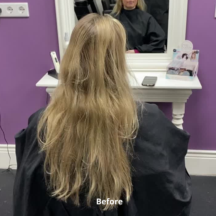 Herstel van Beschadigd geblondeerd Haar met Olaplex