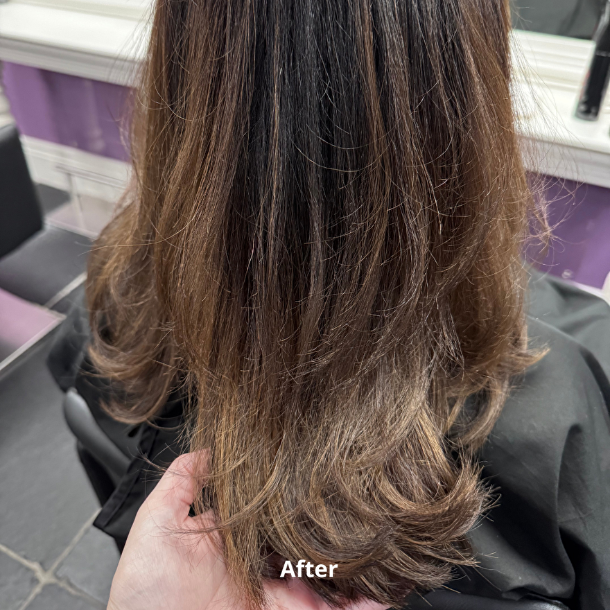Herstel -Donker, kapot geblondeerd haar-met-olaplex