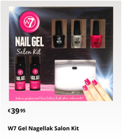 W7 gel nagellak