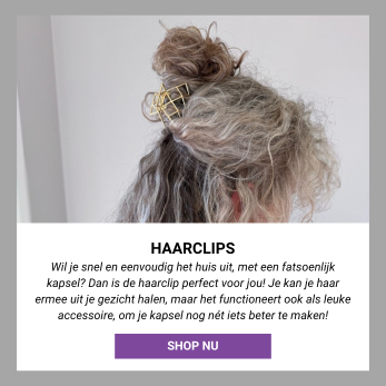 Wil je snel en eenvoudig het huis uit, met een fatsoenlijk kapsel? Dan is de haarclip perfect voor jou! Je kan je haar ermee uit je gezicht halen, maar het functioneert ook als leuke accessoire, om je kapsel nog nét iets beter te maken!