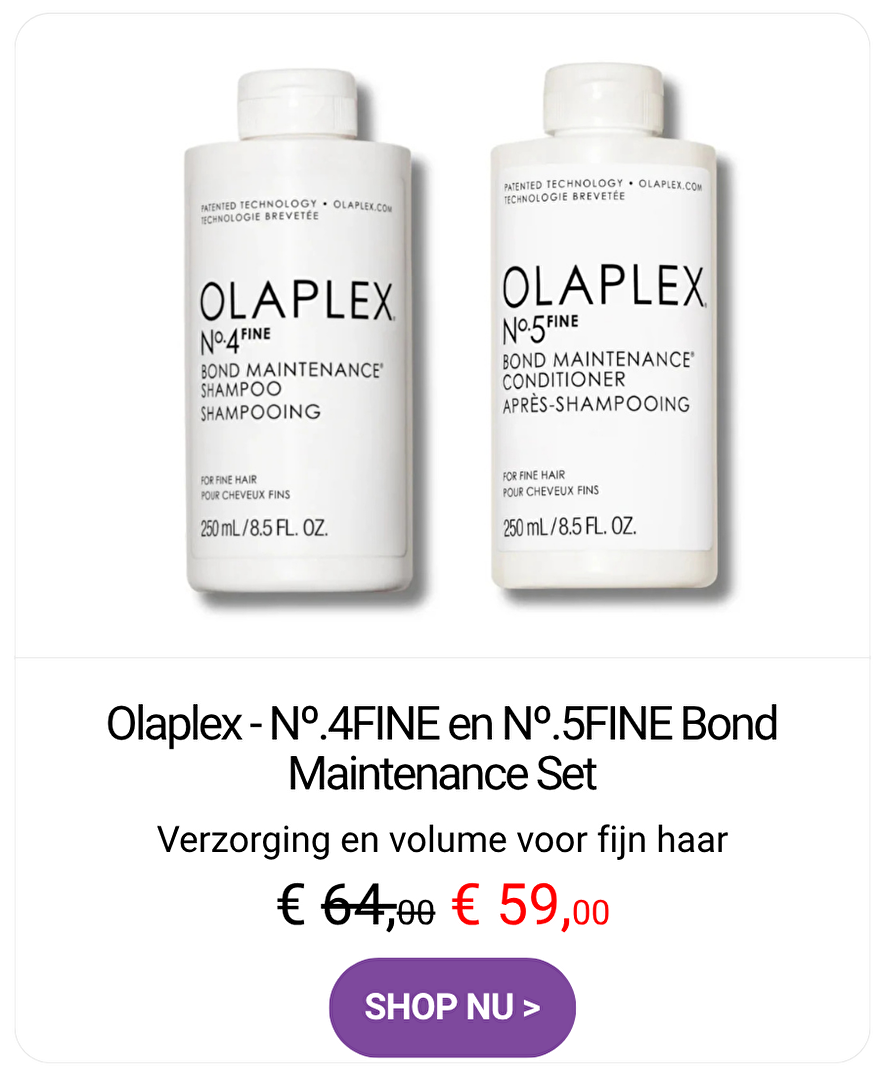 Olaplex No.4FINE en No.5FINE shampoo en conditioner set voor fijn haar