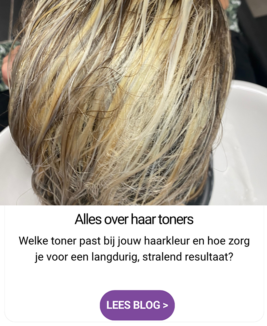 Glanzend blond haar met een mooie koele haarkleur &ndash; blog over haar toners van Lindseys