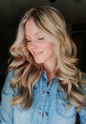 highlights beige blond