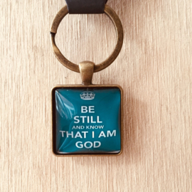 Be still and know that I am God (blauw)