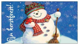 [Giftcard] Fijn kerstfeest! Sneeuwpop