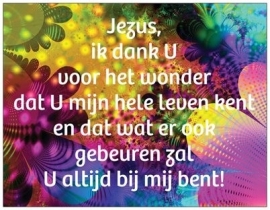 OP=OP Jezus, Ik dank U voor het wonder