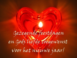 Merci Gezegende feestdagen en Gods Liefde toegewenst...