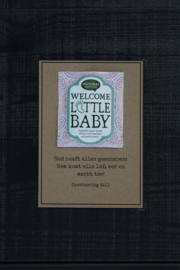 Theekaarten - Welcome Little Baby