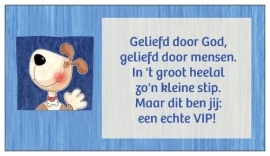 Giftcards (10 st.) VIP hondje