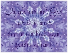 OP=OP In een uur met God...