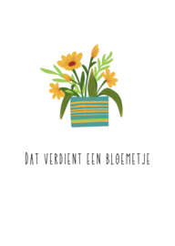 Dat verdient een bloemetje