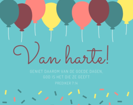 Merci kaart Van harte