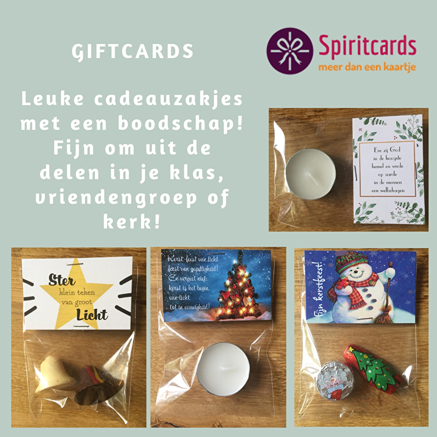 Kerstkaarten | Giftcards | - Christelijke kaarten