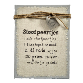 Canvas `Stoofpeertjes'`