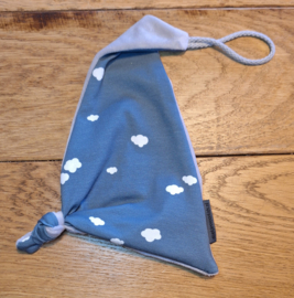 Speendoekje blauw wolk
