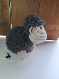 Muziekdoosje schaap grijs
