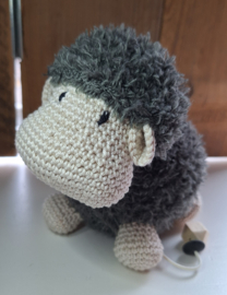 Muziekdoosje schaap grijs