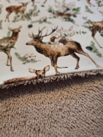 Omslagdoek/ badcape hert