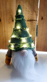 Kerst-Gnome met licht