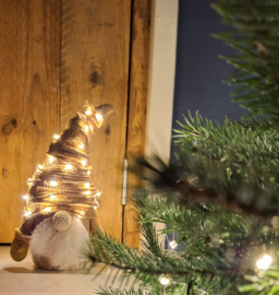 Kerst-Gnome met licht