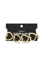 Armband open hartjes