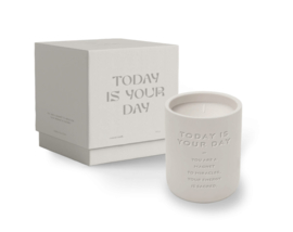 Cemented candle - Today is your day