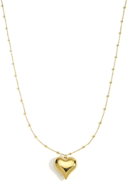 Ketting lang met dicht hart. GROOT