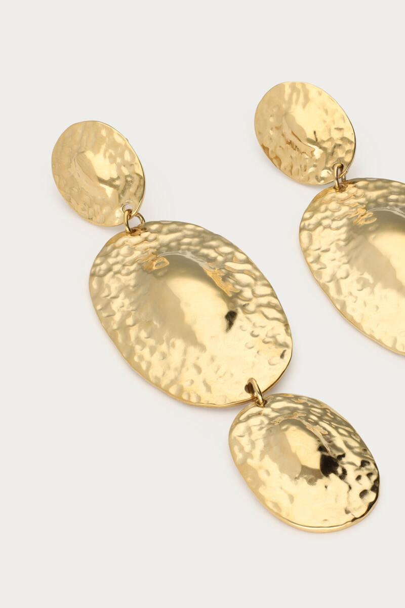 Mer oorhangers ovaal - Goud