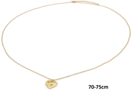 Ketting lang met klein hartje