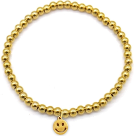 Armband Smiley - Goud