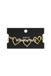 Armband 3 hartjes