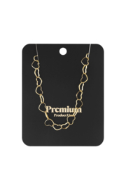 Ketting lang open hartjes