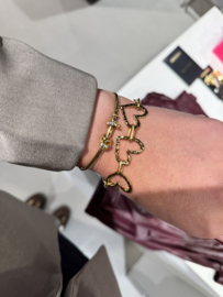 Armband 3 hartjes