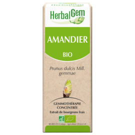 Amandelboom bio, prunus dulcis Mill, 15 ml. merk HerbalGem