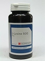 L Lysine plus  500 mg.  60 tabl. Merk: Bonusan