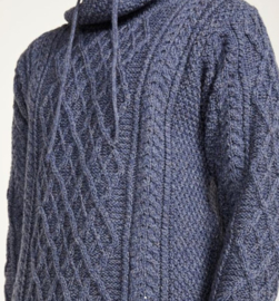Aran Woollen Mills sweater Bart - Denim