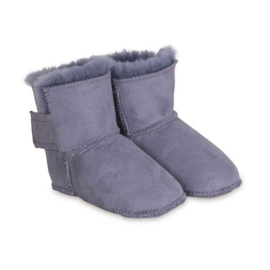 Fellhof Babyschuh Lara Grau/Blau