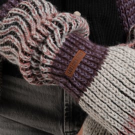 Woolen  Armwarmers Remy - Velvet Plum