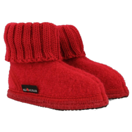 Haflinger kids slipper Karl - Ruby Red