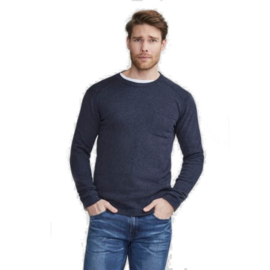 Holebrook  men's sweater Cavin - Navy Melange