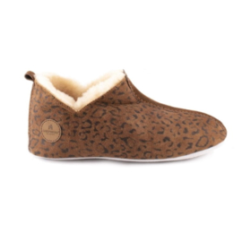 Shepherd pantoffel Lina - Chestnut/Leopard