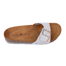 Haflinger organic sandal Gina - White