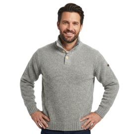 Pure Wool trui Brian - Lichtgrijs