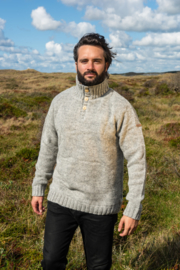 Pure Wool sweater Brian - Light Grey