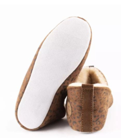 Shepherd slipper Lina - Chestnut/Leopard