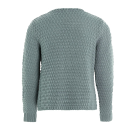 Knit Factory damesvest Becky - Stone Green
