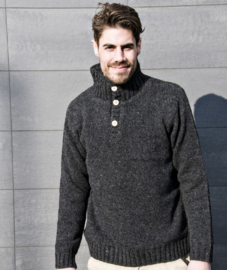 Pure Wool sweater Brian - Anthracite