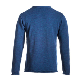 Aran Woollen Mills trui Dave - Atlantic Blue