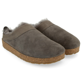 Haflinger Lamsvachtpantoffel Snowbird - Antraciet