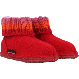 Haflinger kids slipper Paul - Red